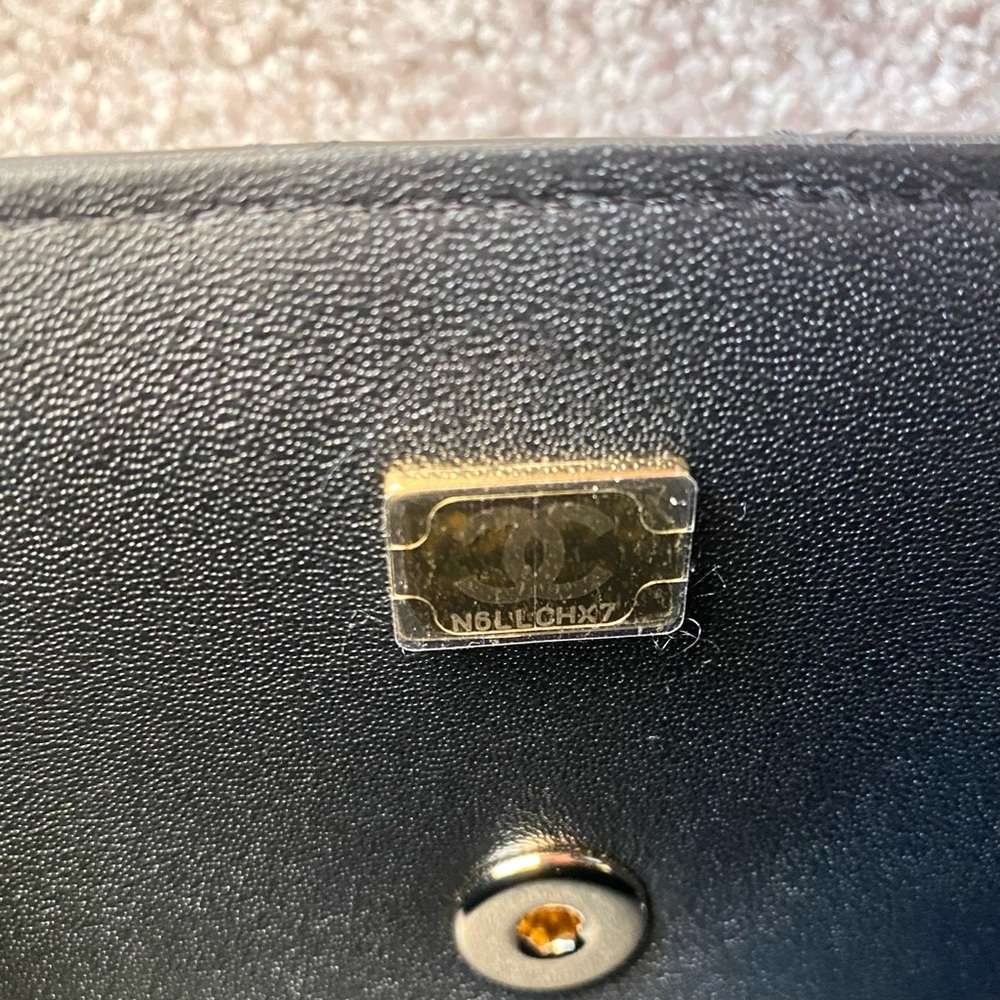 FULL SET - CHANEL Mini Rectangular Bag with Top Handle (with Champagne Gold HW) - Picture 14 of 16